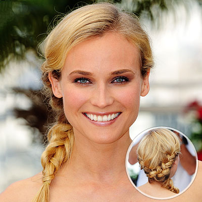 French braid hairstyles, braided on the sides